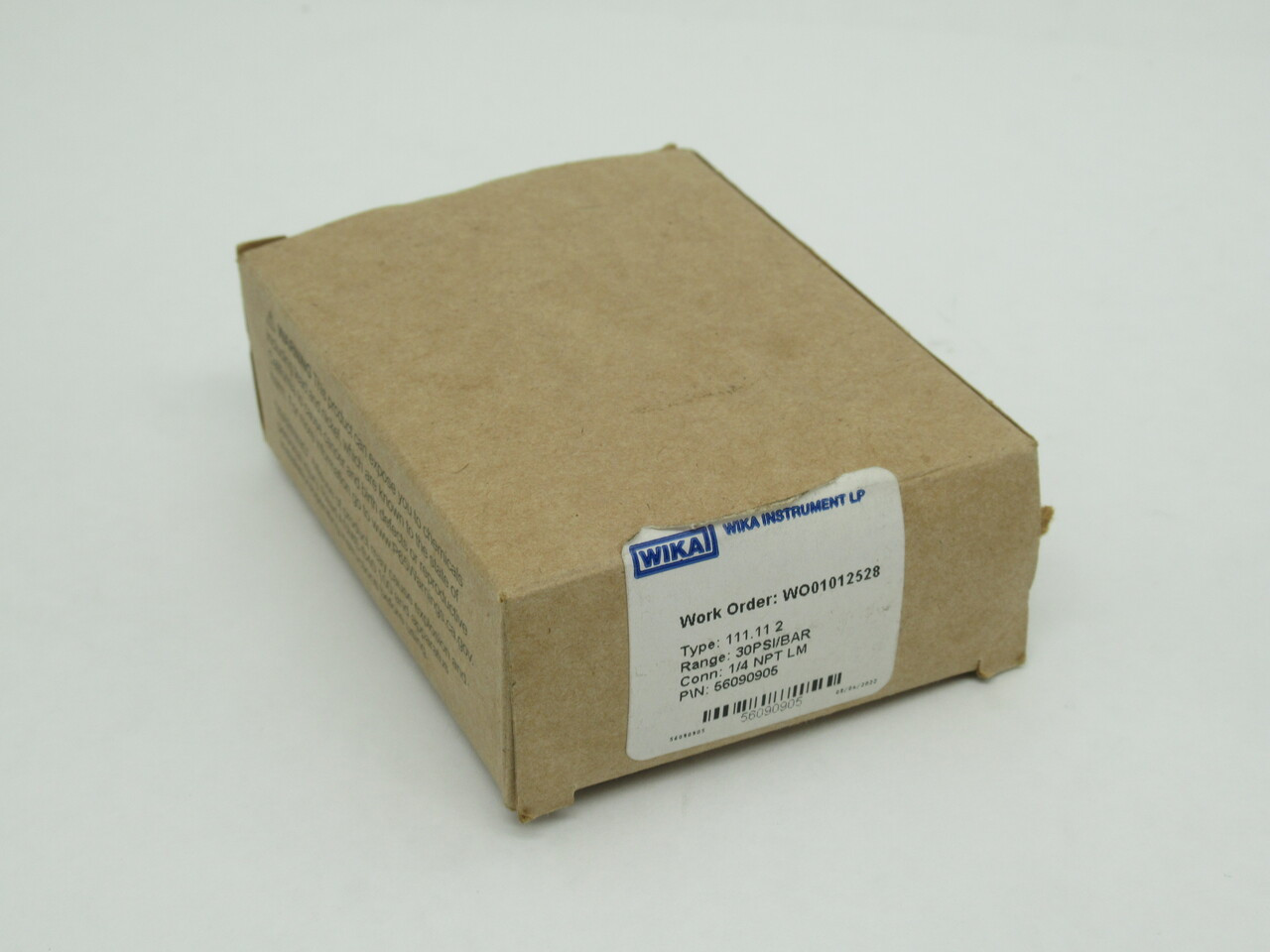 WIKA 56090905 111.11 Dry Gauge 0-30 psi 2" Diam 1/4" NPT SEALED INNER BAG NEW