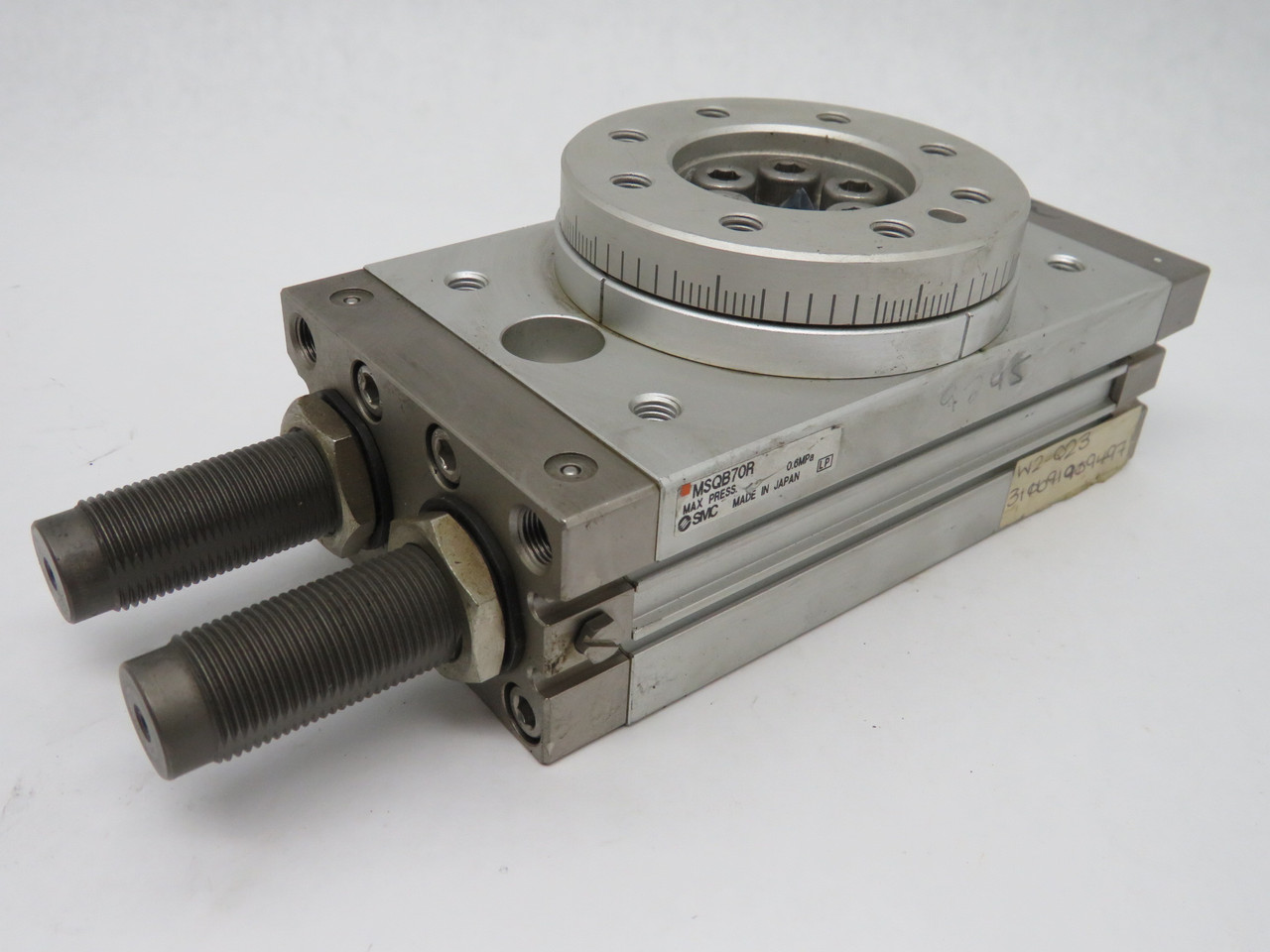 SMC MSQB70R Pneumatic Rotary Table Cylinder 0.6mPA USED