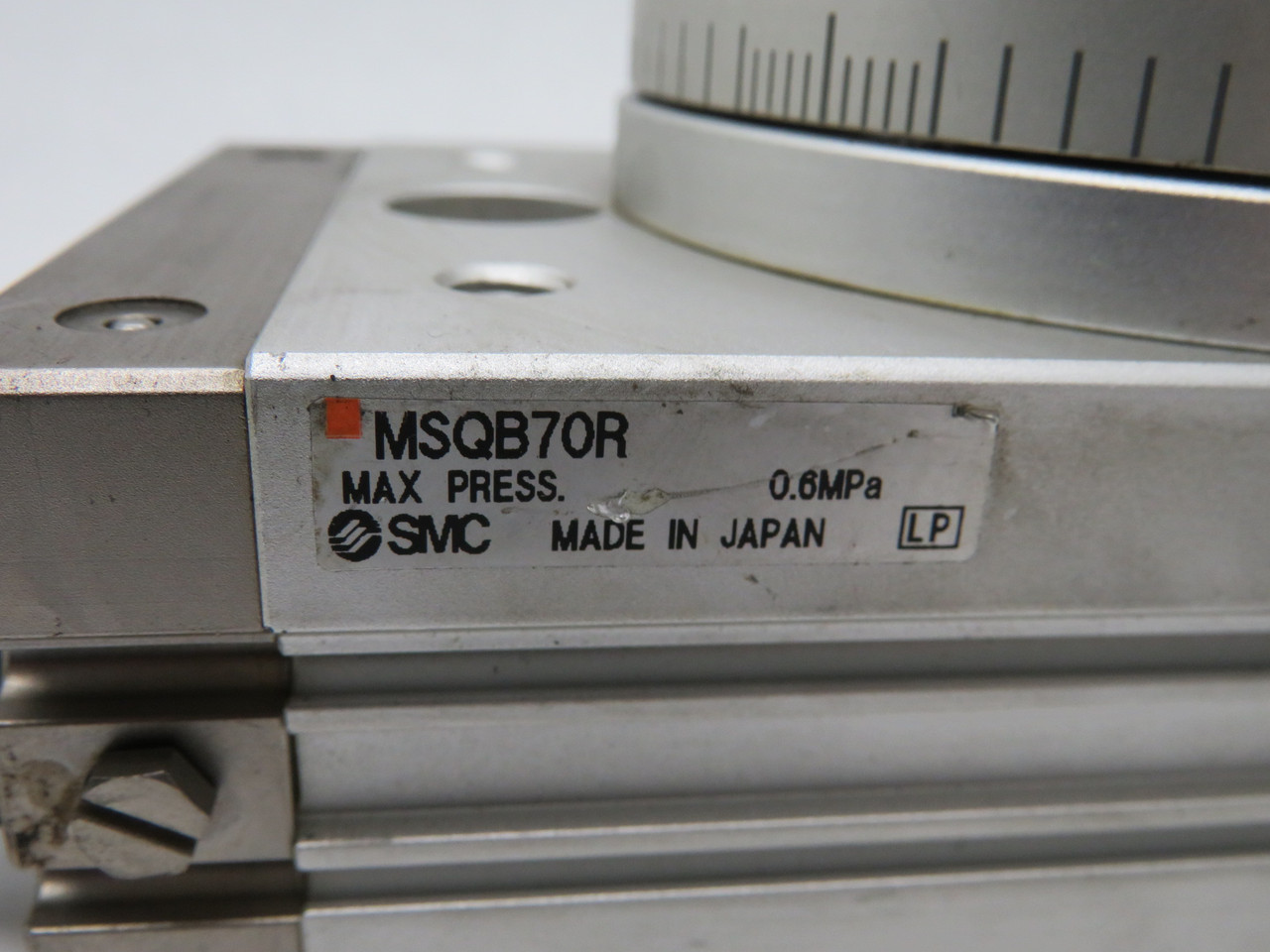 SMC MSQB70R Pneumatic Rotary Table Cylinder 0.6mPA USED