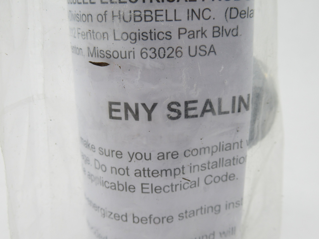 Hubbell Killark ENY-1 Aluminum Seal Fitting 1/2" Female/Female IN SEALED BAG NOP