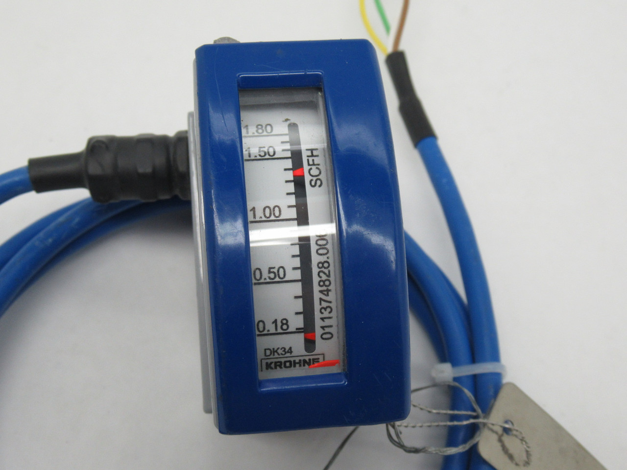 Krohne DK34/K2/L-Ex-SK Flowmeter 0.18-1.80 SCFH 130 bar MISSING HARDWARE USED
