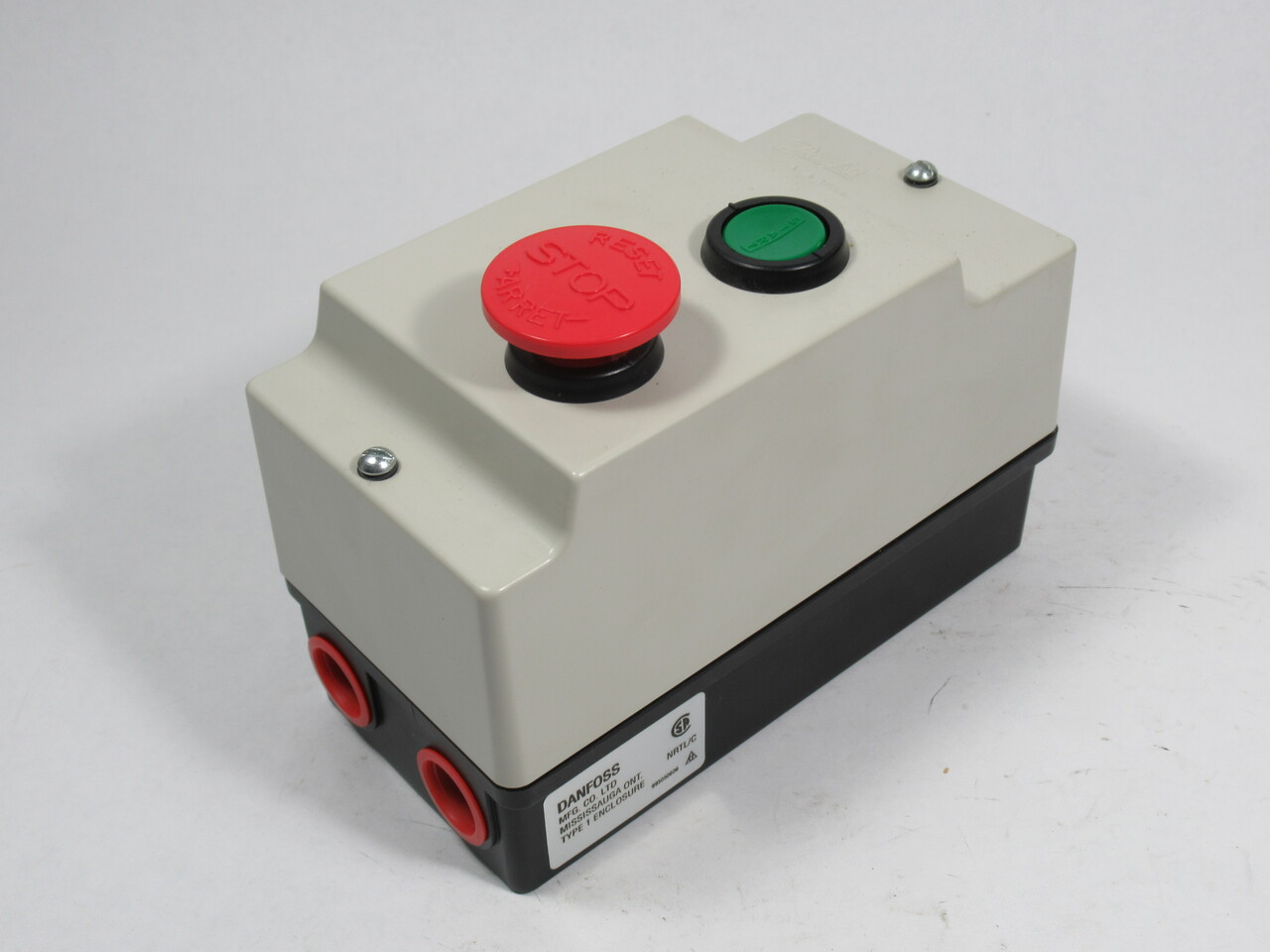 Danfoss 047B010266 Starter Enclosure With Start/Stop/Reset & Metal Base NOP