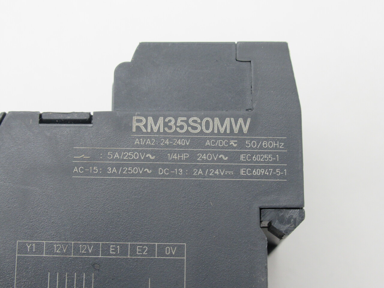 Telemecanique RM35S0MW Speed Control Relay 5A 1CO 24-240VAC/DC USED