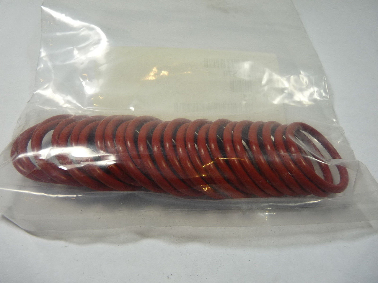 Generic 216S70 Silicone O-Ring 1-1/8 ID x 1-3/8 x 1/8 W Red 25Pk NWB