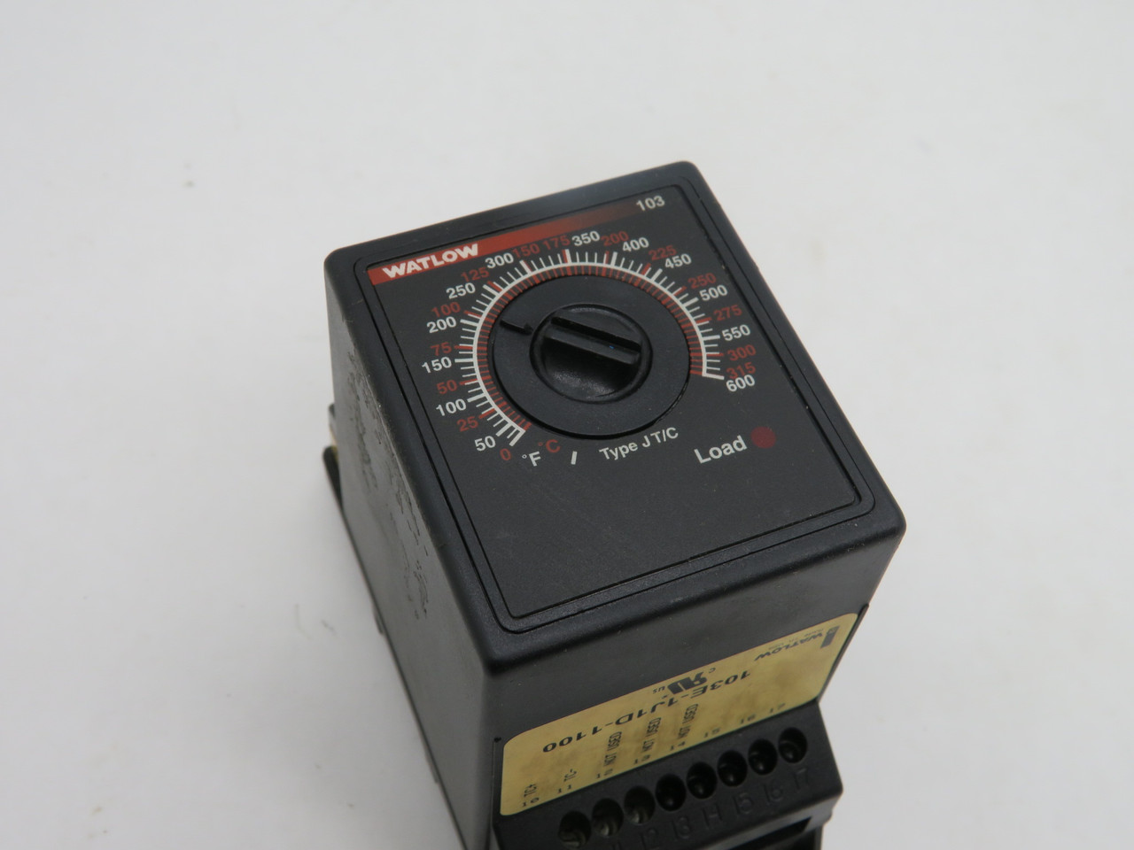 Watlow 103E-1J1D-1100 On/Off Temperature Controller USED