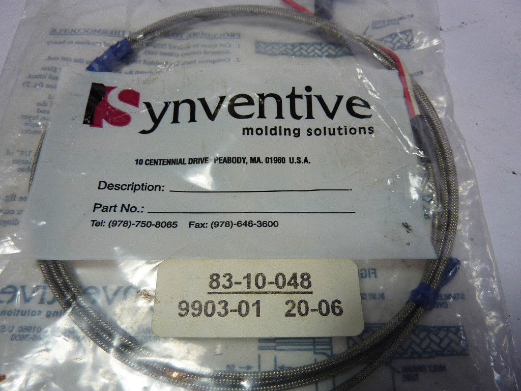 Synventive 83-10-048 Thermocouple Hot Runner  NEW