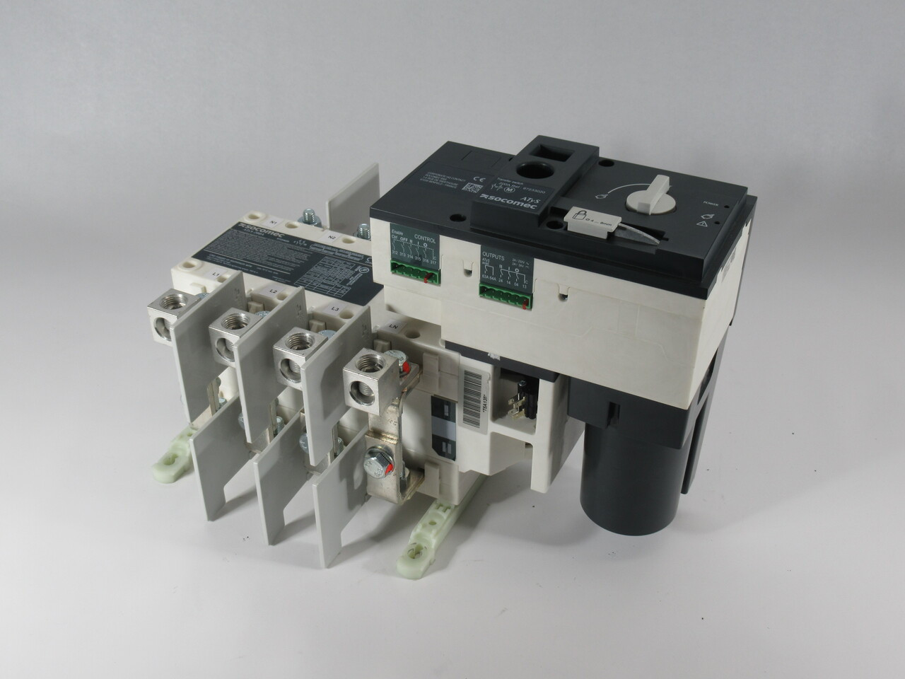 Socomec 97234020 ATyS Transfer Switch 200A 4-Pole UL 1008 USED