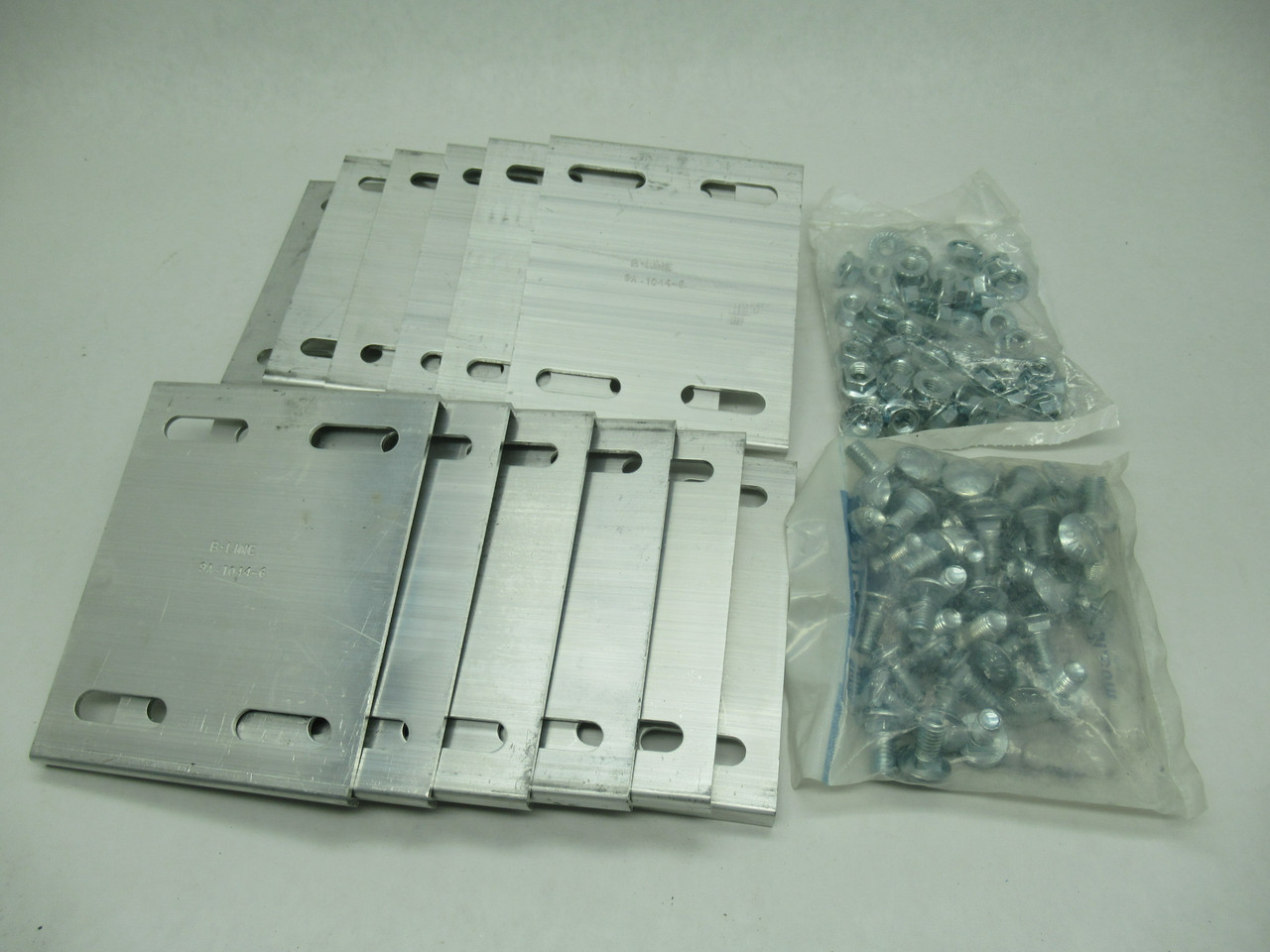 Cooper B-Line 9A-1044-6 Channel Splice Plate 6" High Aluminum 12-Pack NEW
