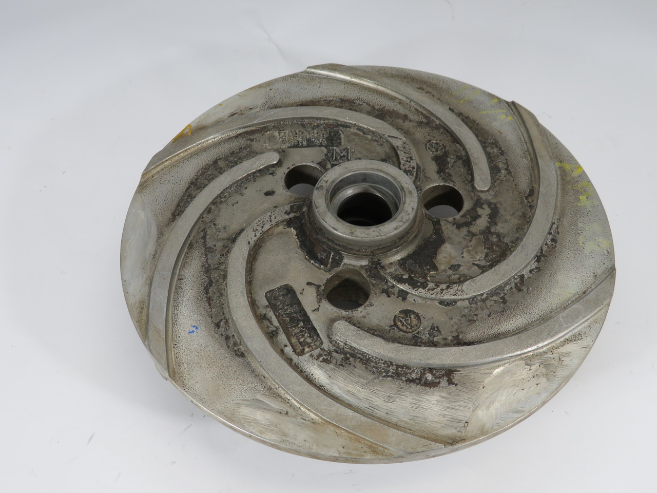 Generic 3-Vane Pump Impeller 11.375"OD 1.58"LID .64"UID SHELF WEAR USED