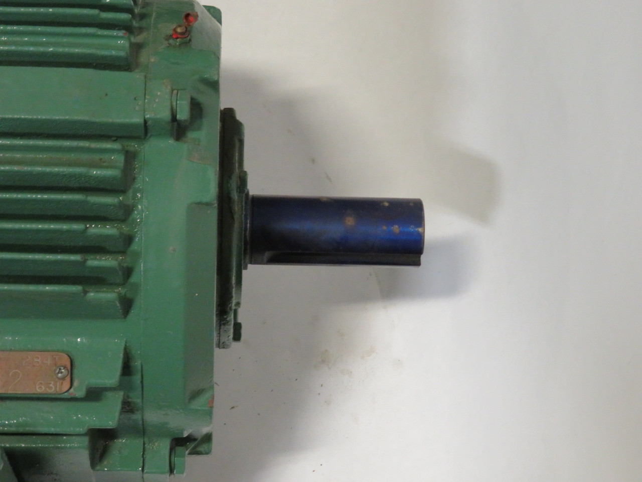Brook Crompton 15HP 1180rpm 575V 284T TEFC 3Ph 15.5FLA 60Hz BENT COVER USED