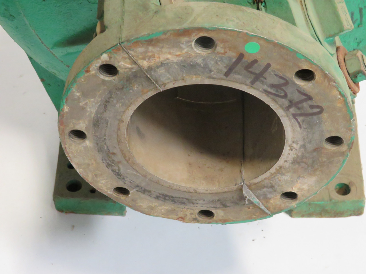 Canada Pumps Pump Casing Inlet:5-3/4"ID Outlet:3-7/8"ID MISSING BOLTS USED