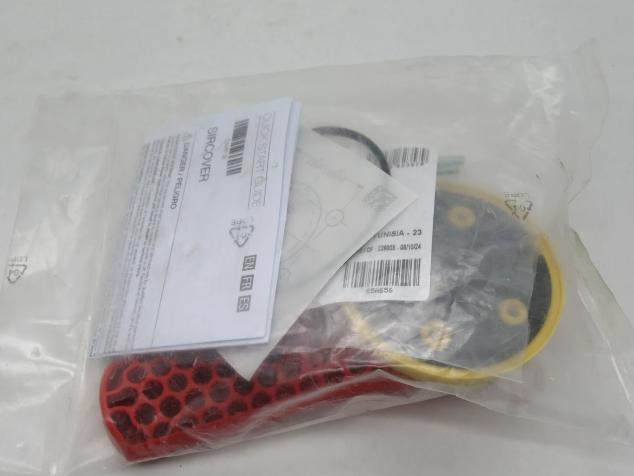 Socomec 142E2813 Pistol External Disconnect Handle S2 RED/YELLOW NWB