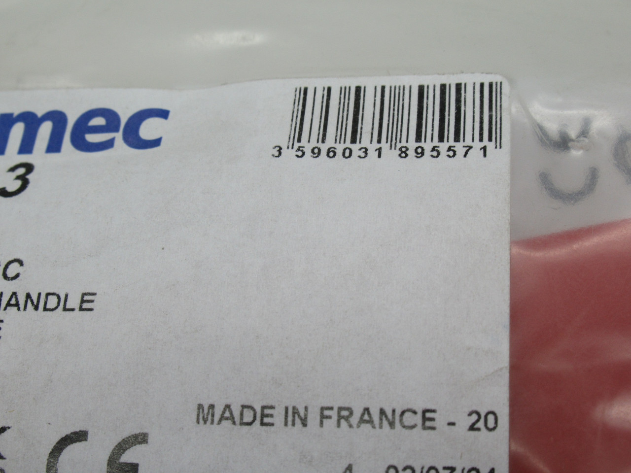 Socomec 143E3813 Rotary Pistol Disconnect Handle 0-1 S3 Red/Yellow HOLEY BAG NWB