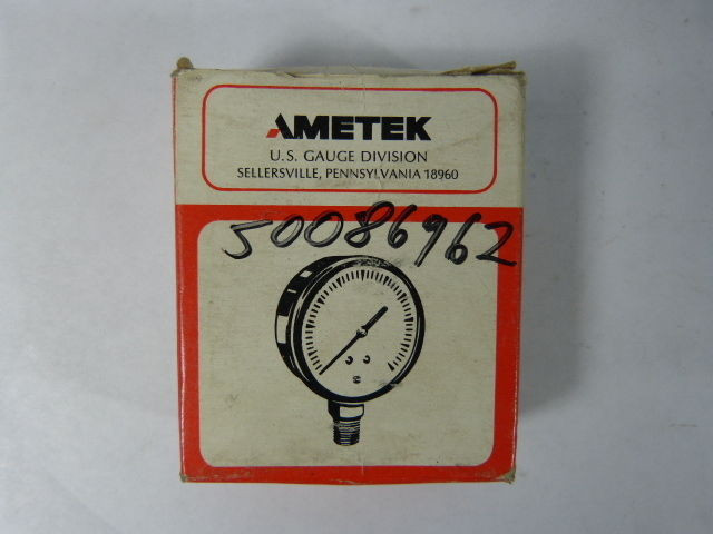 Ametek F-87 Pressure Gauge 0-100PSI NEW