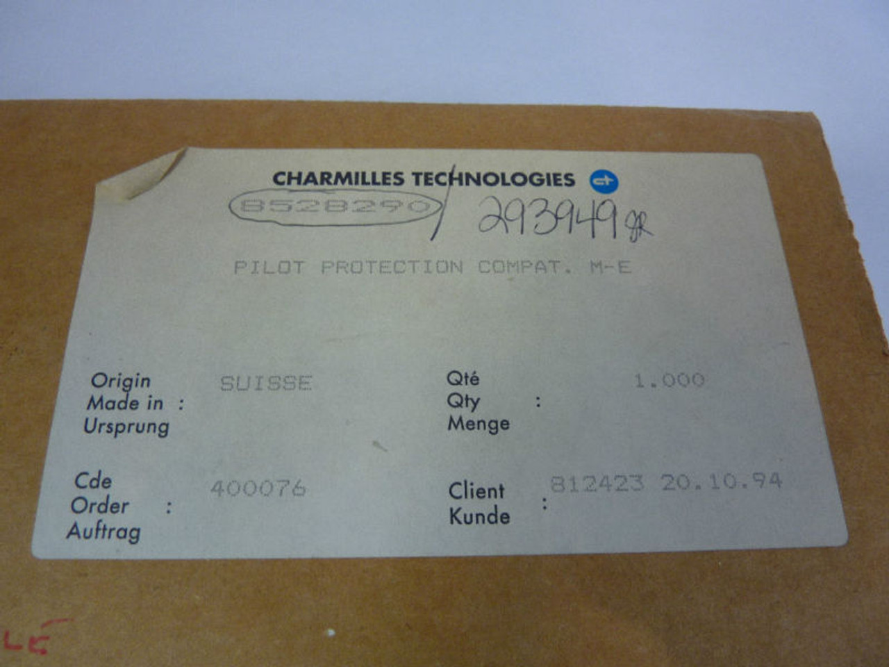 Charmilles 8528290 EDM Controller Board ! NEW !