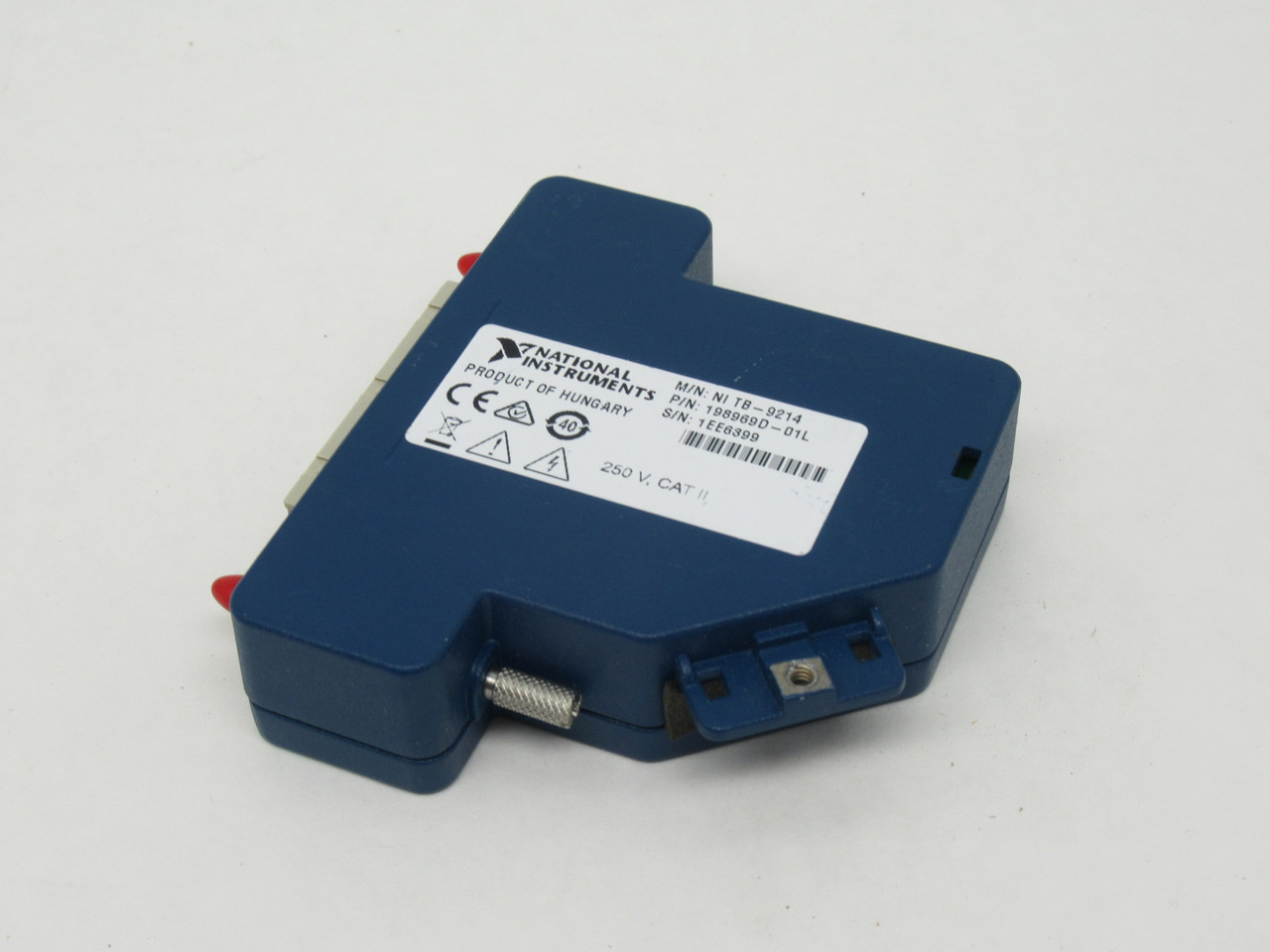 National Instruments NI TB-9214 Temp Module Terminal Block MISSING SCREW USED