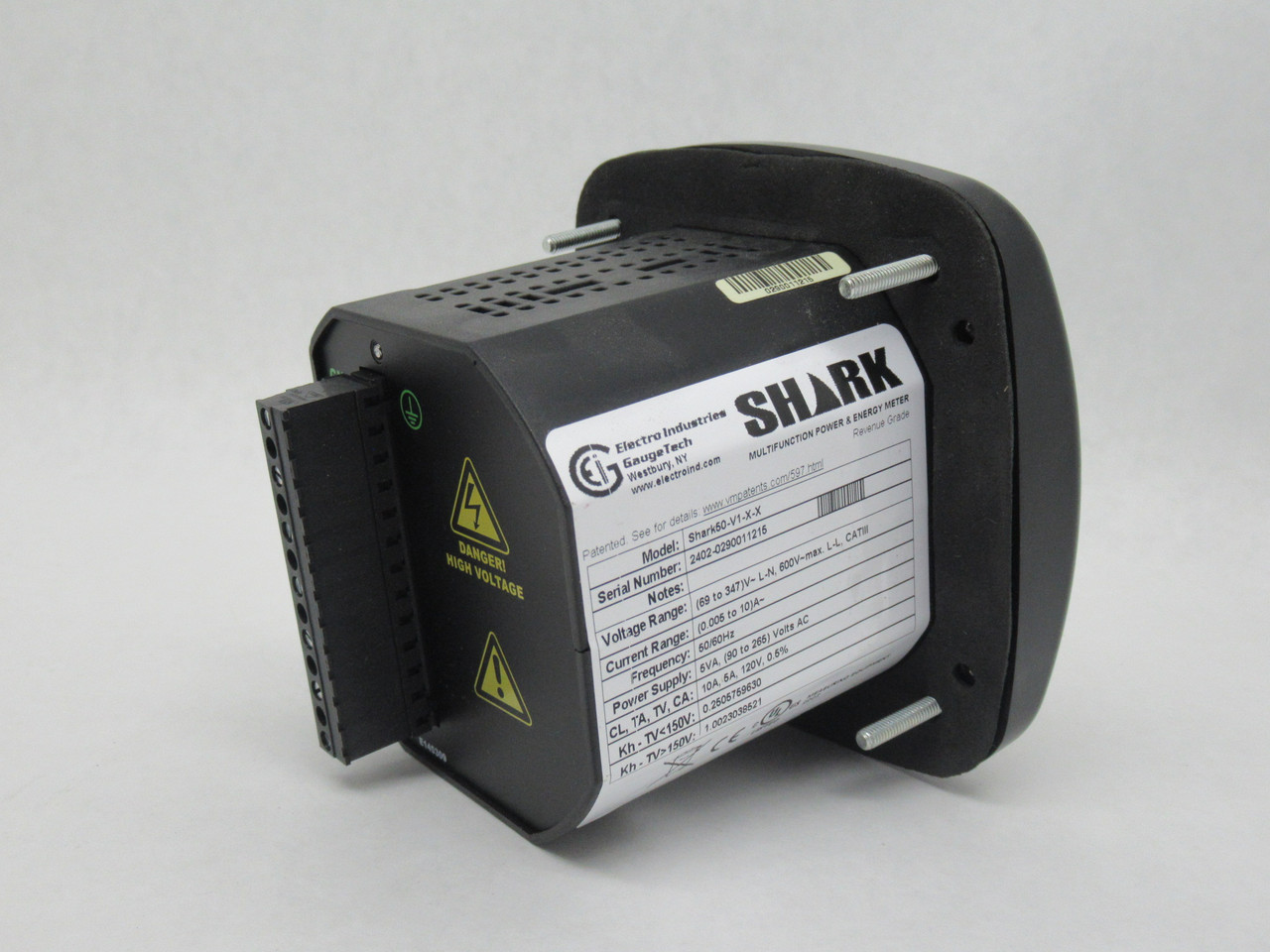 Shark SHARK50-V1-X-X Multifunction Electrical Power Meter 69-347V L-N NEW