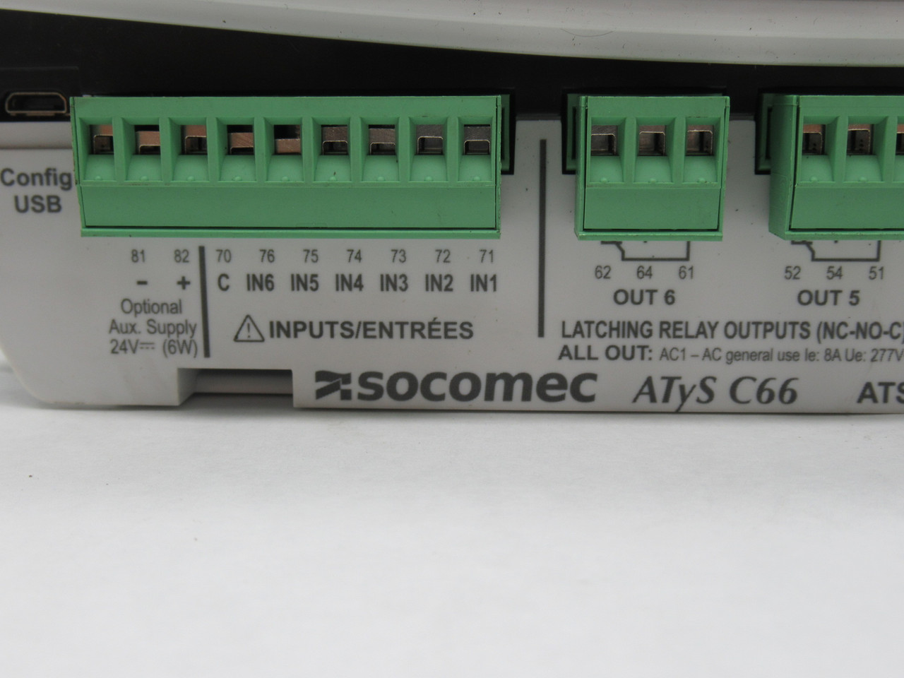 Socomec 16000066 ATYS C66 Controller NO POWER AS IS