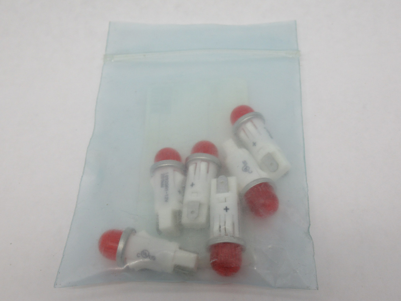 Visual Communications 1092QA1-12V Red Panel Indicator 12V Lot of 6 NOP