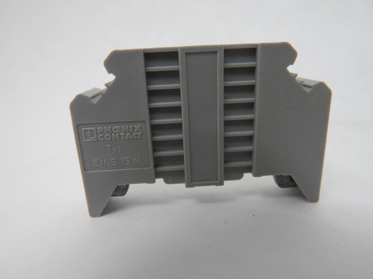 Phoenix Contact 0800886 E/NS-35-N Grey Terminal Block End Bracket Lot of 20 USED