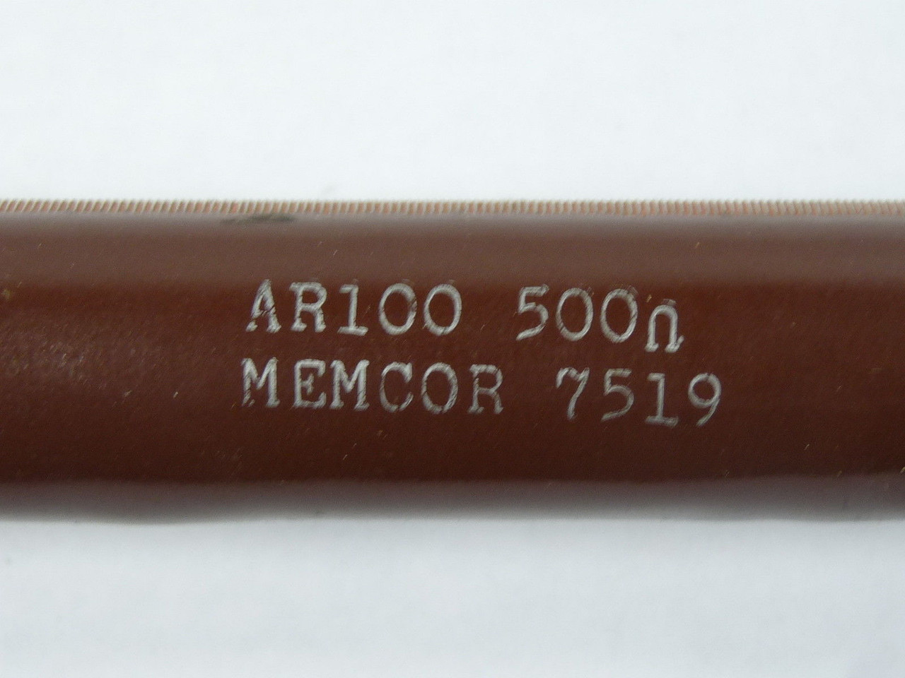 Memcor AR100 Vitreous Enamel Wirewound Adjustable Resistor 500 Ohms 0.45A NOP