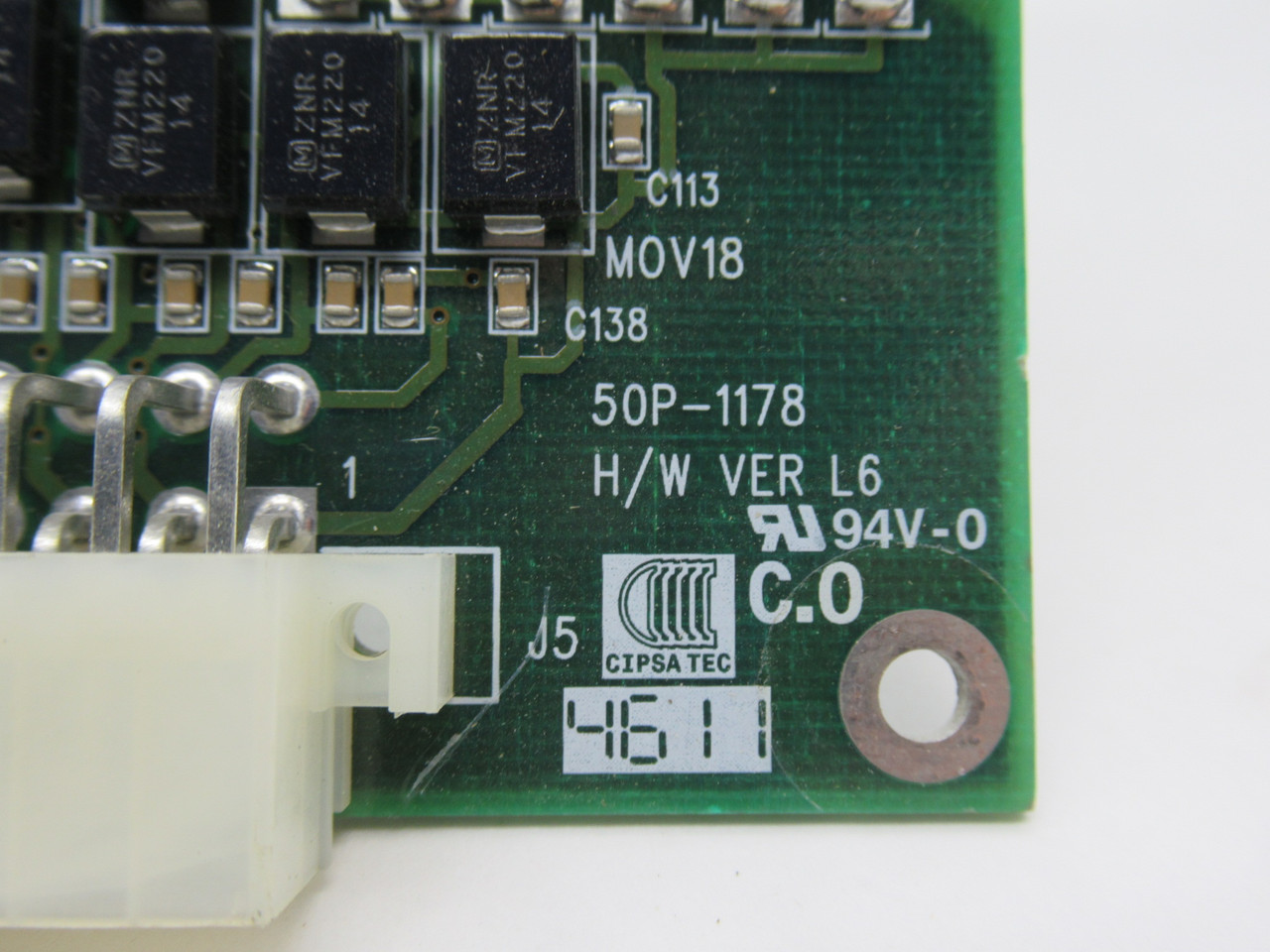 GE Zenith 50P-1159 Transfer Switch Control Panel Board USED