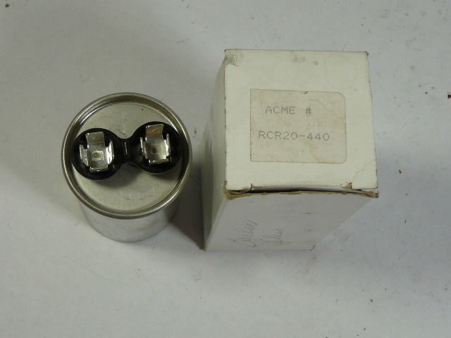 CSC 325P206H44M30N4X Round Capacitor 20uf 440VAC 50/60Hz RCR20-440 NEW