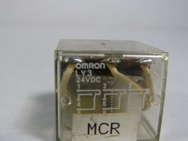 Omron LY3-DC24 General Purpose Power Relay 24VDC 10A USED