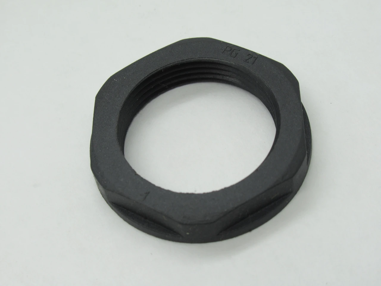 Ortac ROSB06 Polyamide Hexagonal Lock Nut with Collar PG 21 Black Lot of 142 NOP