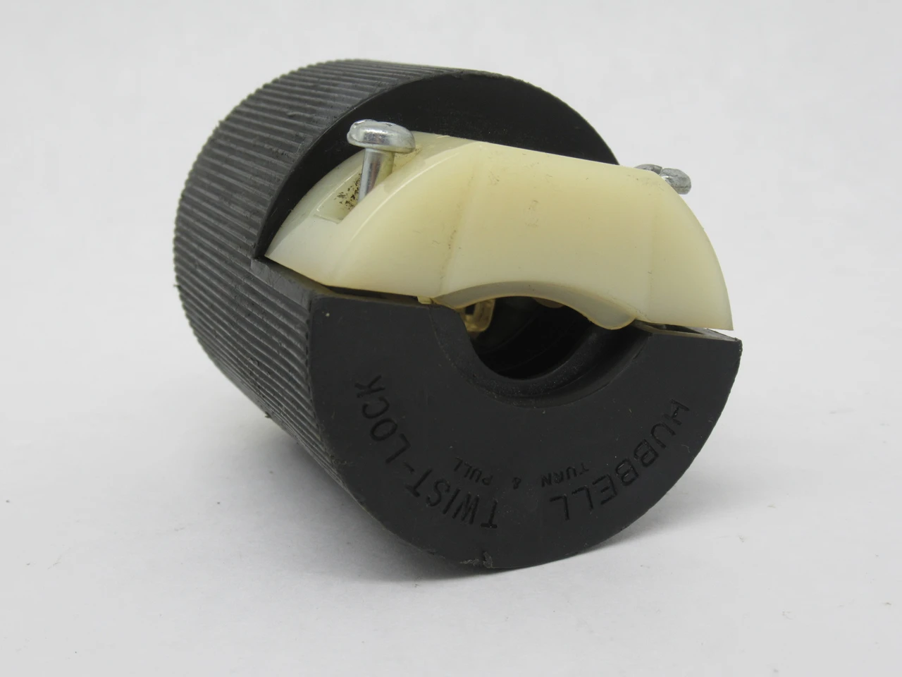 Hubbell 2421CN Twist-Lock Connector 20A 250V 4-Wire 3-Pole USED