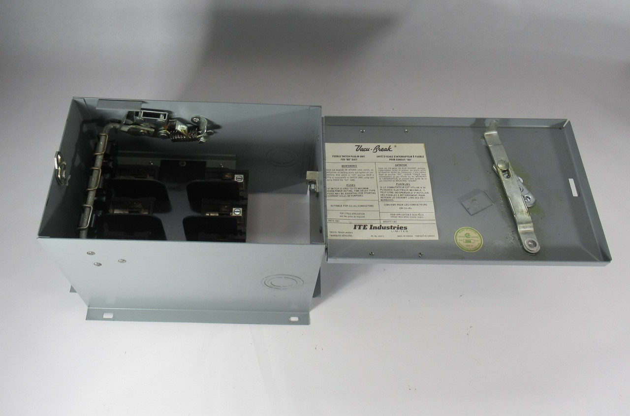 ITE BOS14351-C Fusible Busway Switch 30A 600V 3-Pole 20HP SHELF WEAR NOP