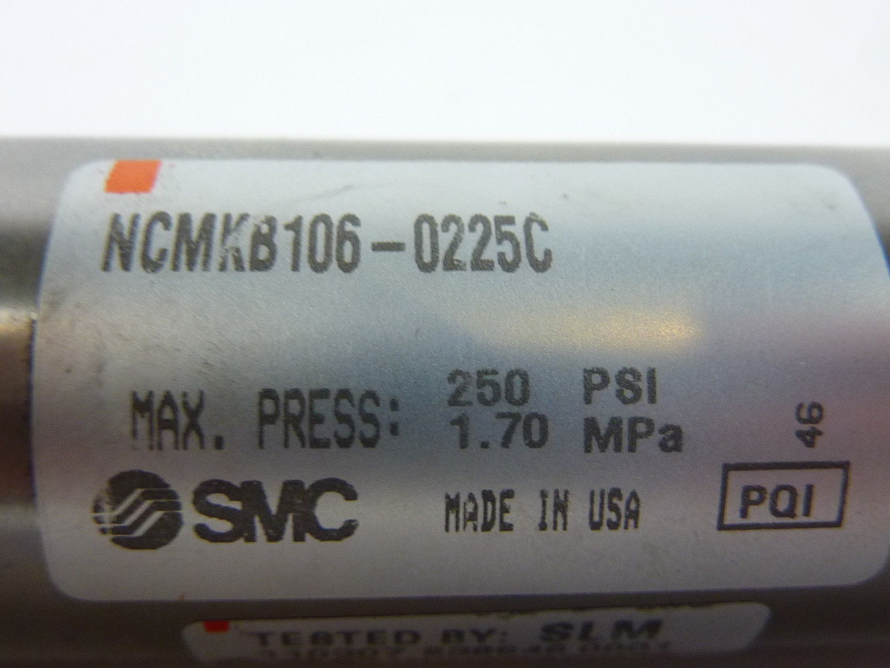 SMC NCMKB106-0225C Air Cylinder 1-1/16" Bore 2-1/4" Stroke SHELF WEAR NOP