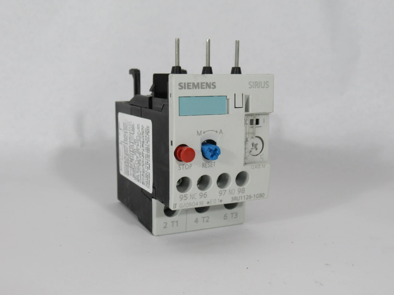 Siemens 3RU1126-1GB0 Overload Relay 4.5-6.3A Trip Class 10 BOX DAMAGE NEW