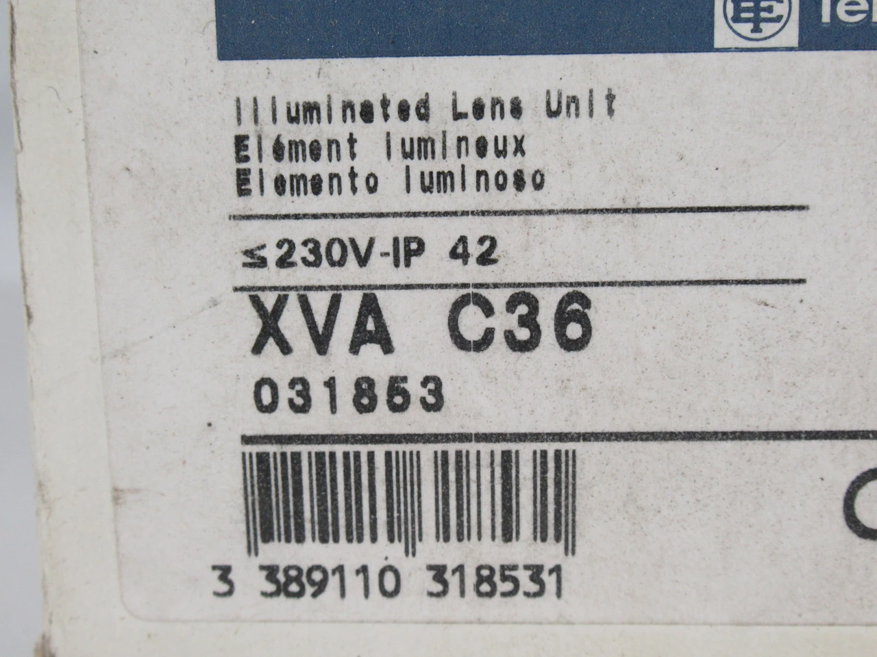 Telemecanique XVA-C36 Signaling Light Body 240V 7W Max Blue BOX DAMAGE NEW