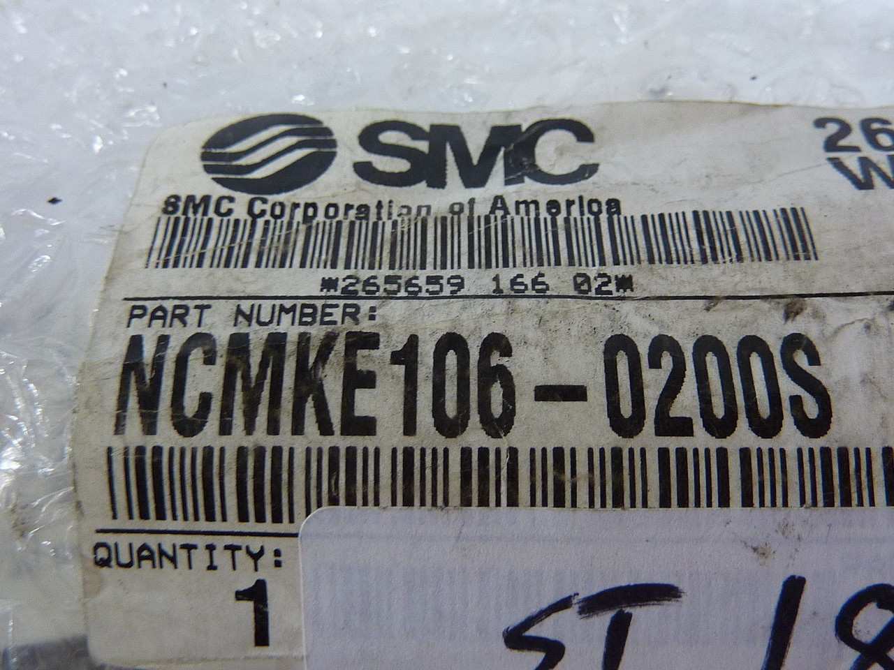 SMC NCMKE106-0200S Air Cylinder 1-1/16" Bore 2" Stroke SHELF WEAR NWB