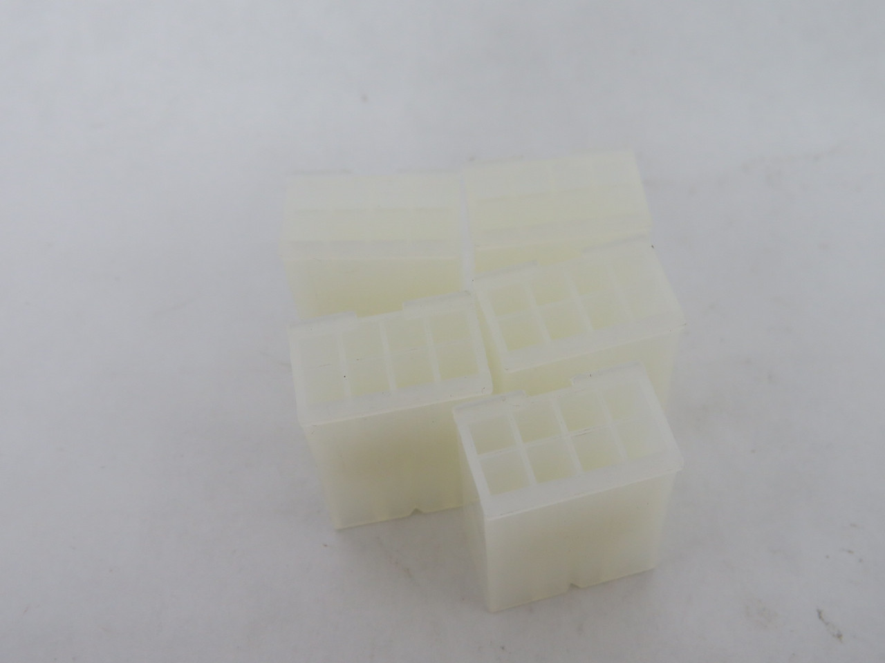 Molex 39-01-3083 Mini-Fit Jr. Plug Housing Dual Row 8 Circuit Natural Lot/5 NOP