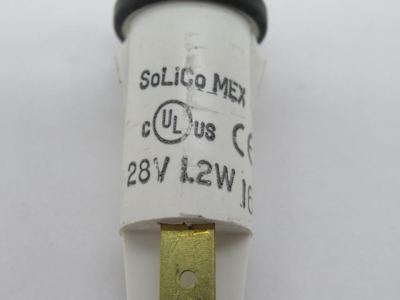 Solico 3039-3-13-37320 Amber Incandescent Indicator Light 28V 1.2W USED