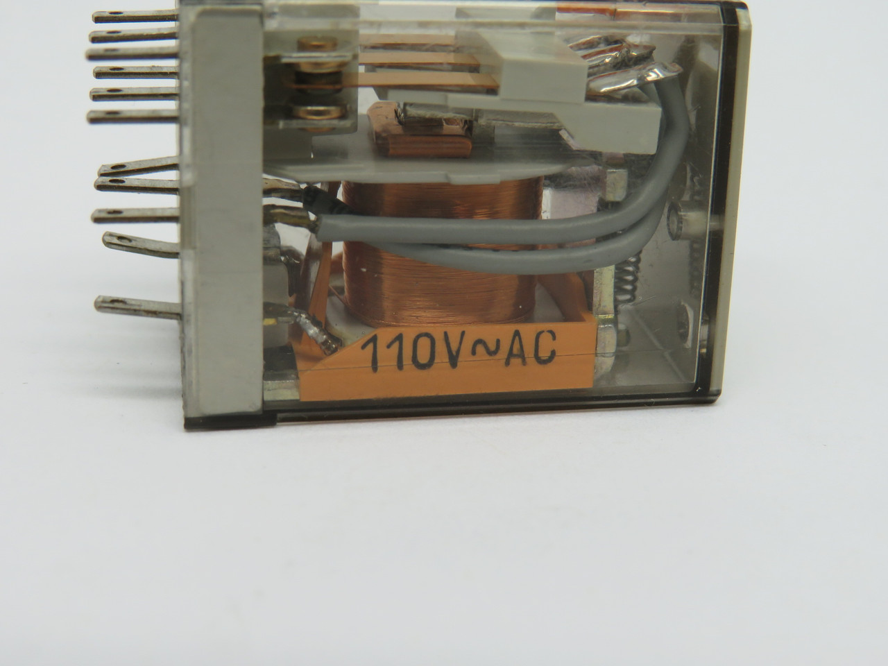 Finder 55.33.8.110.0010 Electromagnetic Relay 110VAC Coil 10A 250V 14-Blade USED