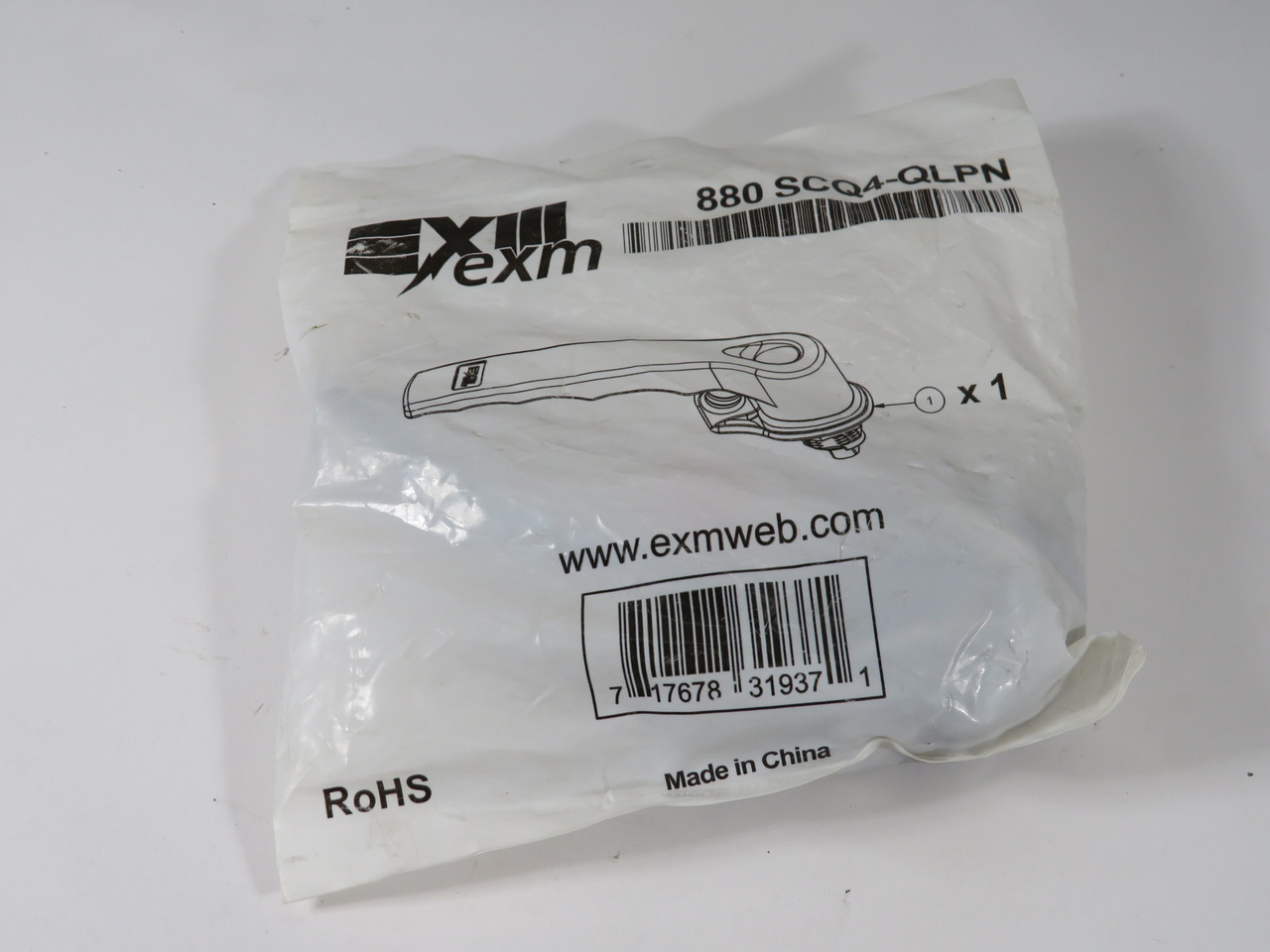 EXM 880SCQ4-QLPN Zinc Cast Padlockable Enclosure Handle HOLEY BAG NWB