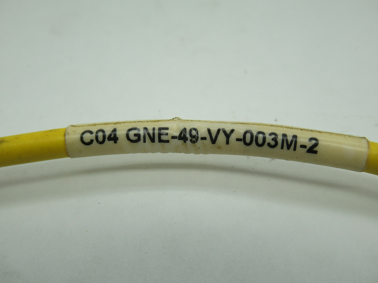 Balluff C04GNE-49-VY-003M-2 Sensor/Actuator Cable 3-Pin M/F 0.3m Length USED