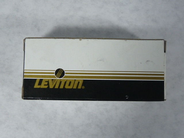Leviton 54521-I Ivory Toggle Switch 20A 120/277V 1P BOX DAMAGE  NEW