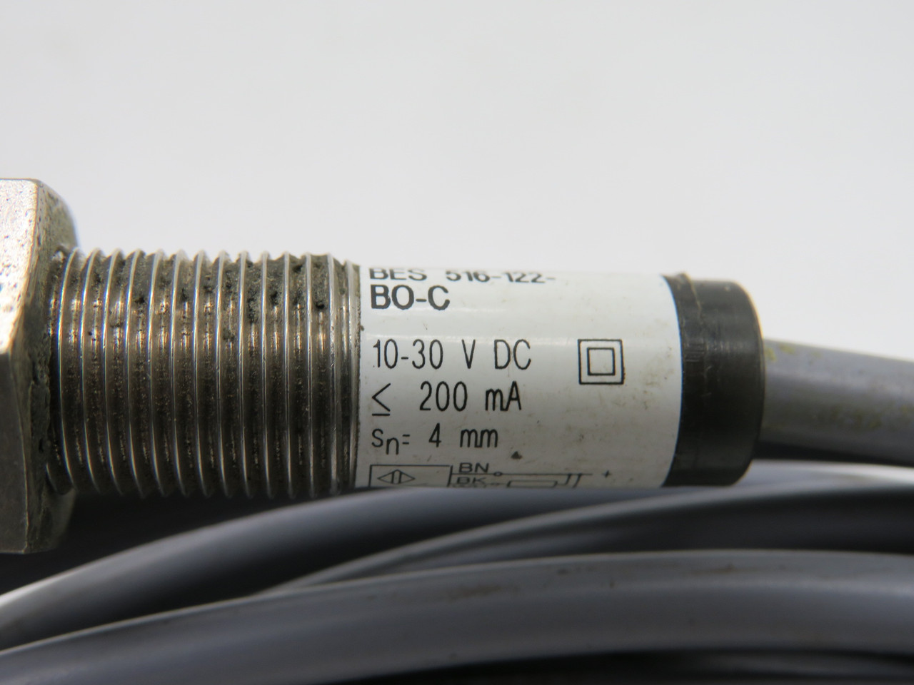 Balluff BES-516-122-BO-C-05 Proximity Switch 10-30VDC 200mA 4mm Distance USED