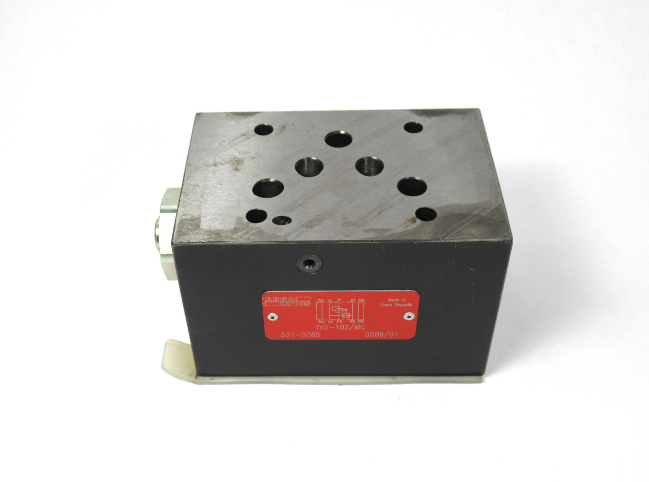 Argo-Hytos TV2-102/MC Spool Type 2-Way Pressure Compensator NOP