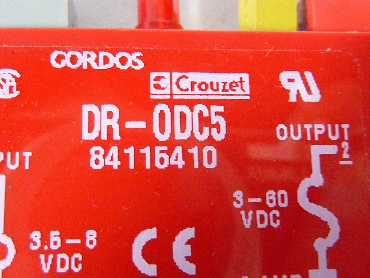 Crouzet DR-ODC5 Output Module Relay 3-60VDC 3A 3.5-8VDC USED
