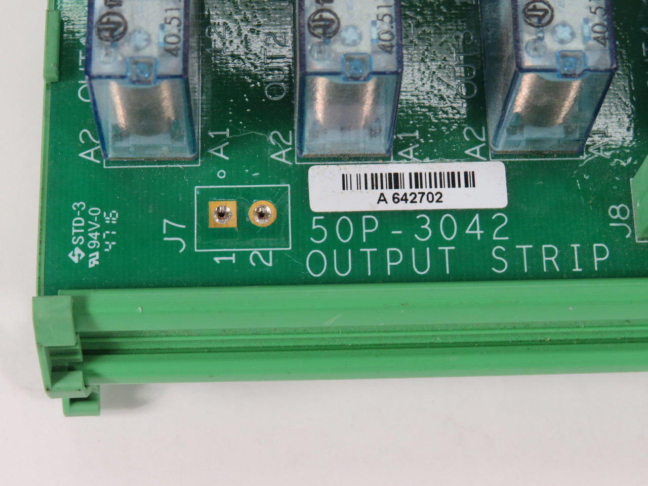 GE Zenith 50P-3042 Output Strip Assembly for Automatic Transfer Switch USED