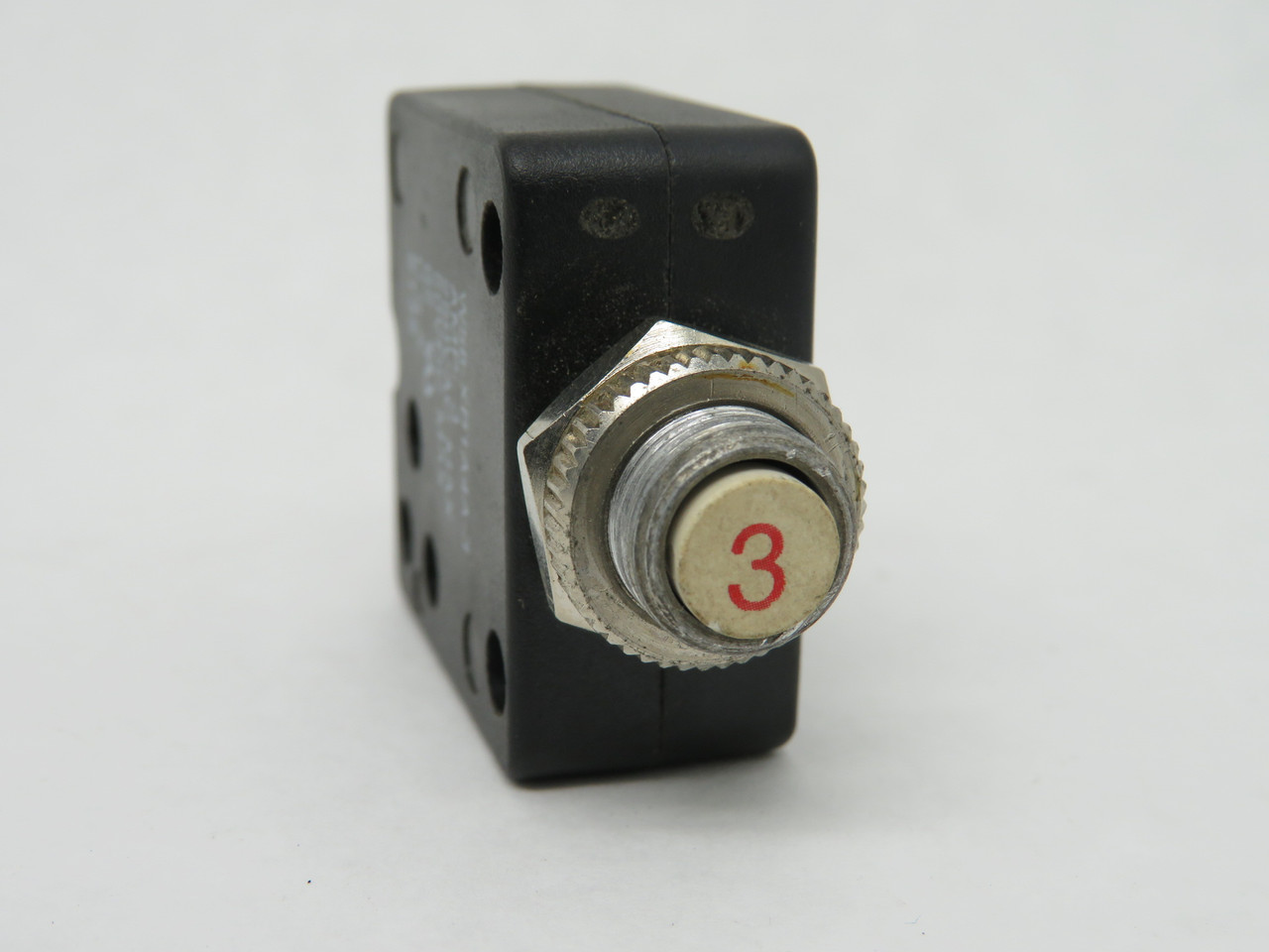 Potter & Brumfield W58-XB1A4A-3 Panel-Mount Circuit Breaker 3A 250VAC 1P USED
