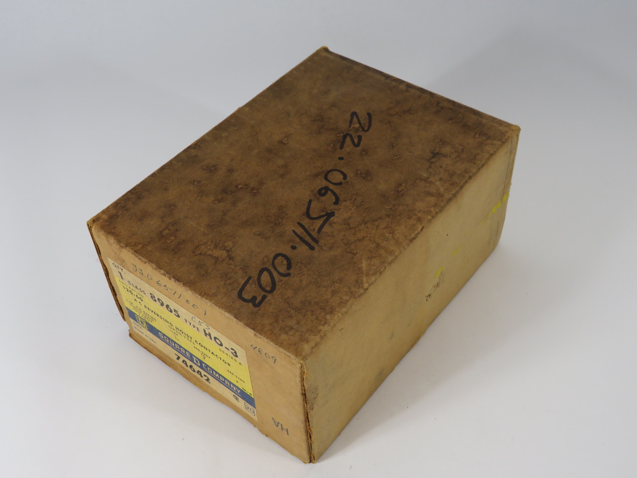 Square D 8965-HO-3 Ser A AC Reversing Hoist Contactor 120V 60Hz SHELF WEAR NEW