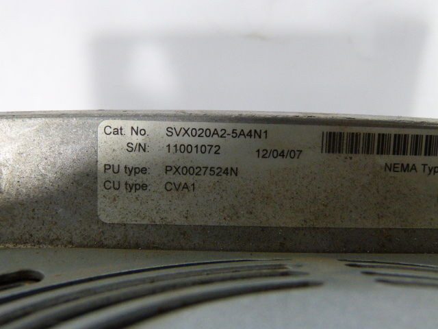Eaton Cutler Hammer SVX020A2-5A4N1 SVX9000 Frequency Drive 20HP 525-690V USED