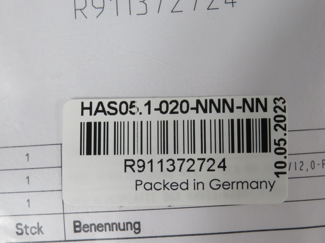 Rexroth HAS05.1-020-NNN-NN R911372724 IndraDrive Cable Connector NWB