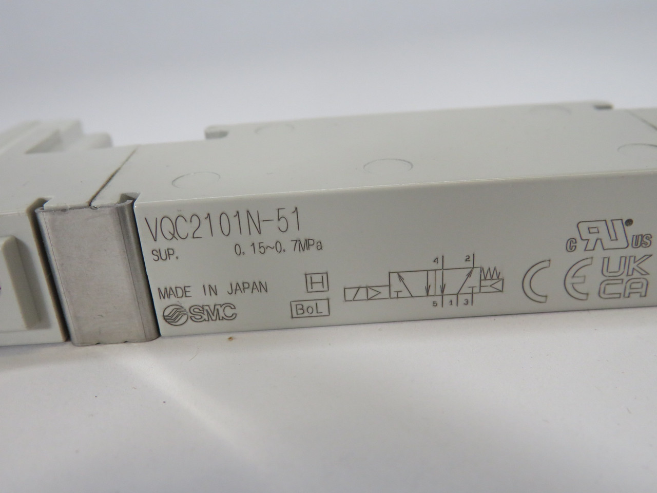 SMC VQC2101N-51 Solenoid Valve 0.15~0.70mPa NOP